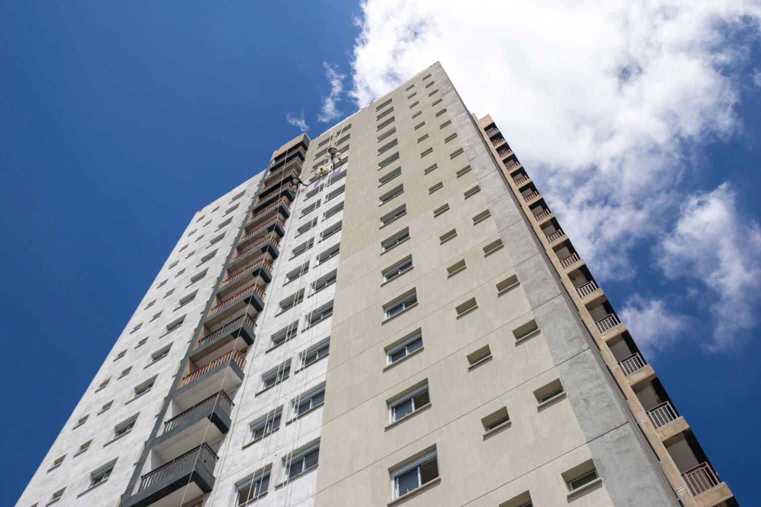 Foto da obra do Edifício SPOT