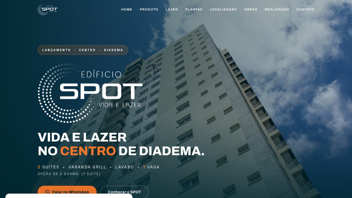 Site do Edifício SPOT Diadema